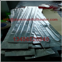 Range hood integrated kitchen aluminum foil heater